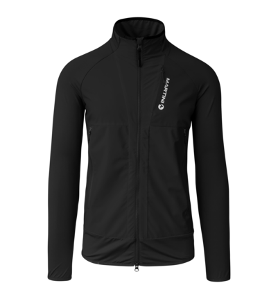 Martini Sportswear - Yalca Hybrid Windbreaker Jacket M - Hybrid jackets in black - front view - Men