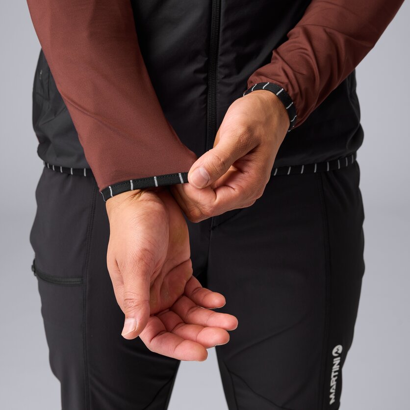 Martini Sportswear - Trektech Hybrid Windbreaker Jacket M - Hybridjacken in black - Detail 3 - Herren