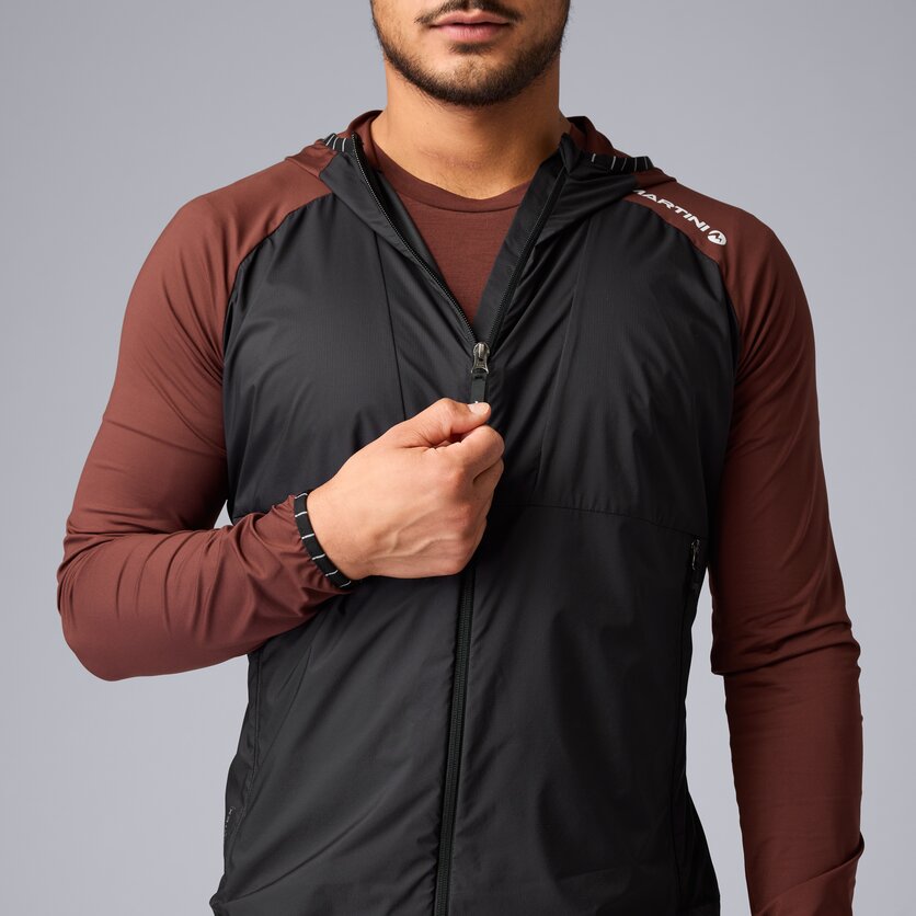 Martini Sportswear - Trektech Hybrid Windbreaker Jacket M - Hybridjacken in black - Detail 5 - Herren