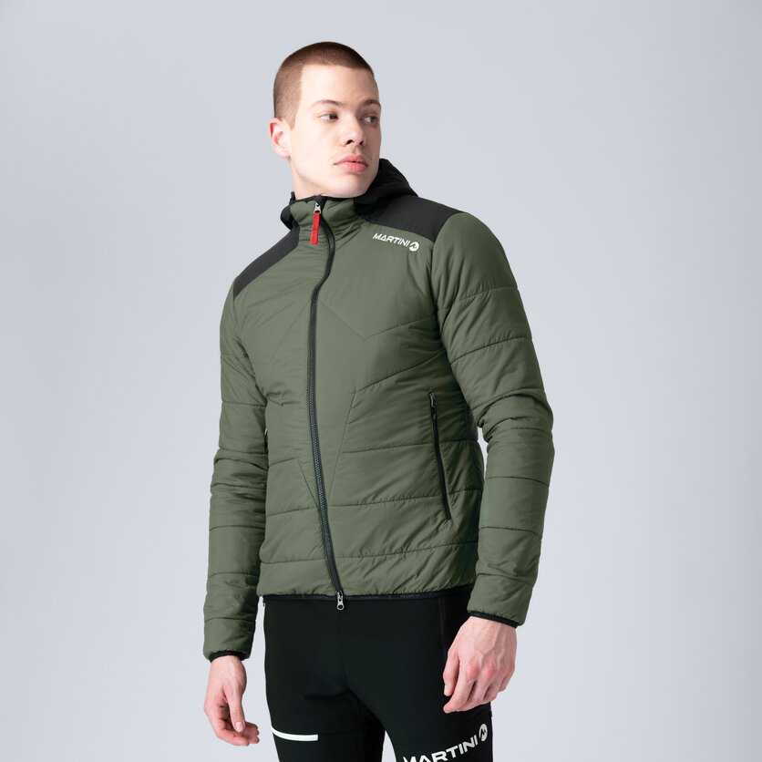 Martini Sportswear - Horizon Padded Jacket G-LOFT® M - Giacche Primaloft e Gloft in black/mosstone - product.alttext.Vorderansicht Model - Uomo