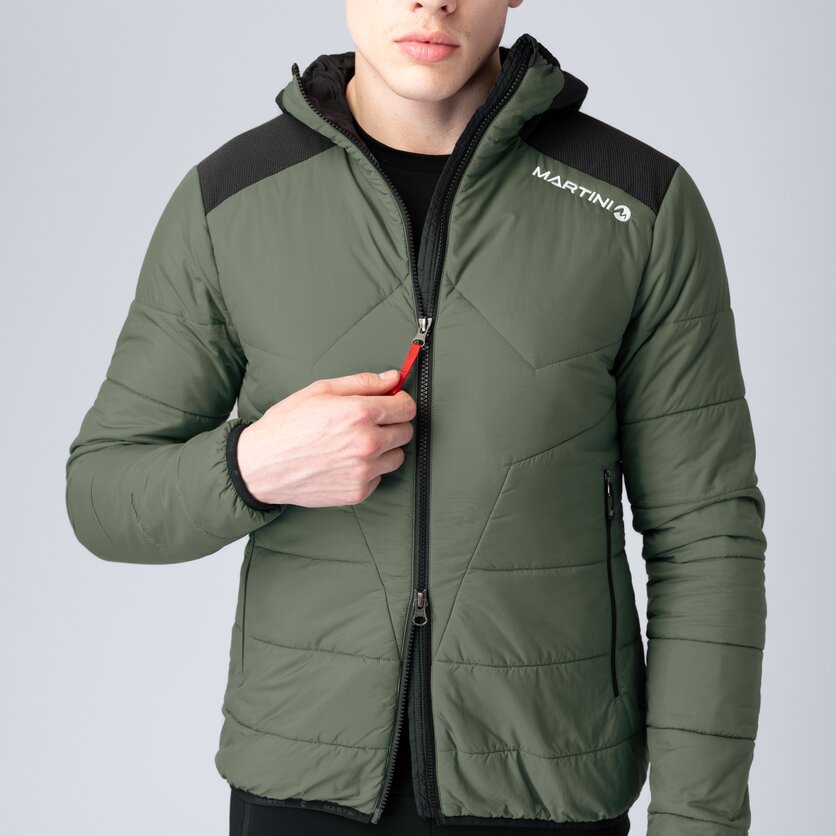 Martini Sportswear - Horizon Padded Jacket G-LOFT® M - Giacche Primaloft e Gloft in black/mosstone - product.alttext.Detail 1 - Uomo