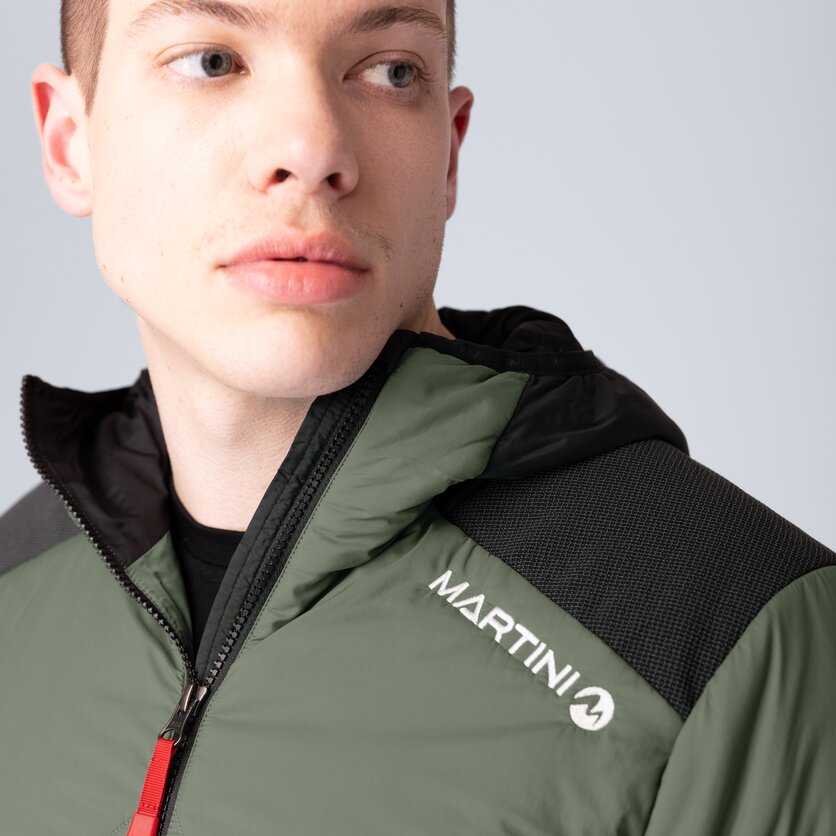 Martini Sportswear - Horizon Padded Jacket G-LOFT® M - Giacche Primaloft e Gloft in black/mosstone - product.alttext.Detail 3 - Uomo