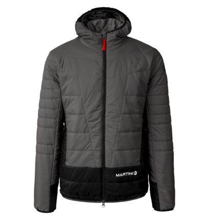 Martini Sportswear - Peakpower Padded Jacket Primaloft® M - Primaloft & Gloft Jackets in steel-black - front view - Men