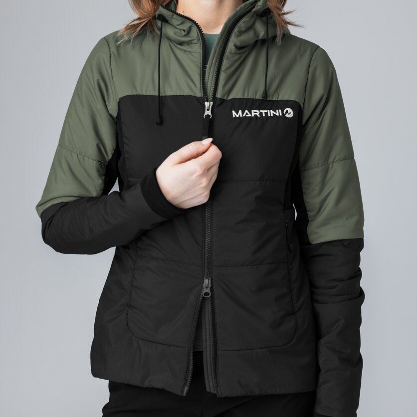 Martini Sportswear - Yalca Padded Jacket Primaloft® W - Primaloft & Gloft Jacken in black-white - product.alttext.Detail 3 - Damen