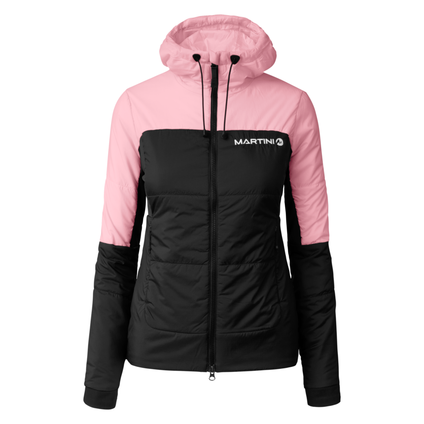 Martini Sportswear - Yalca Padded Jacket Primaloft® W - Giacche Primaloft e Gloft in black-primrose - vista frontale - Donna