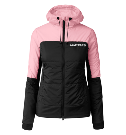 Martini Sportswear - Yalca Padded Jacket Primaloft® W - Giacche Primaloft e Gloft in black-primrose - vista frontale - Donna