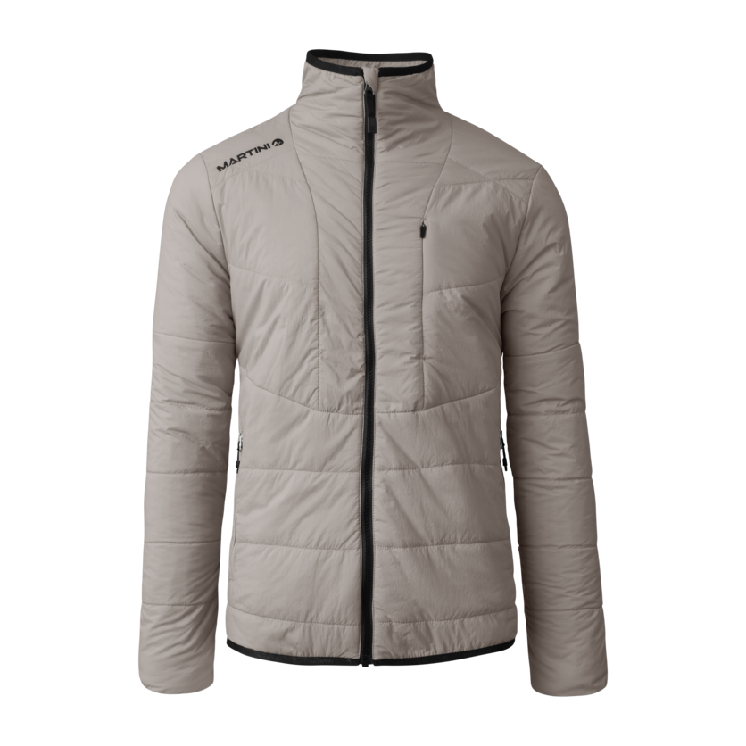 Martini Sportswear - Hillclimb Padded Jacket G-Loft® M - Primaloft & Gloft Jacken in stone - Vorderansicht - Herren