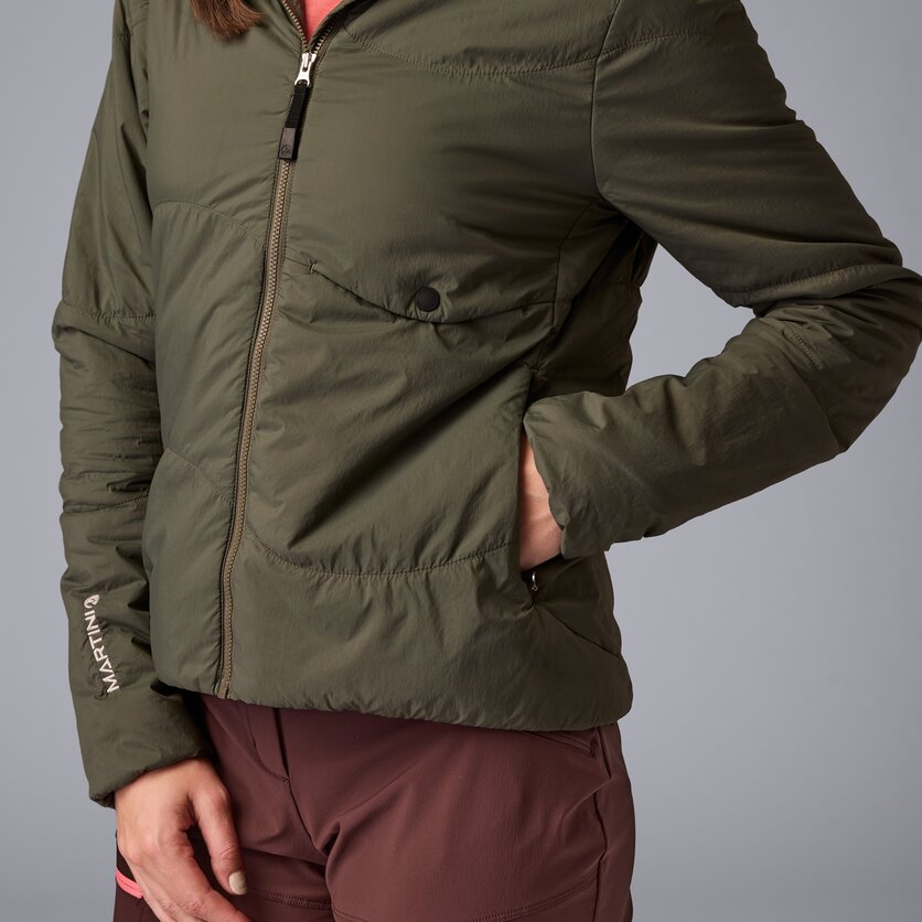 Martini Sportswear - Sunrise Padded Jacket Primaloft® W - Primaloft & Gloft Jacken in black-white - Detail 3 - Damen