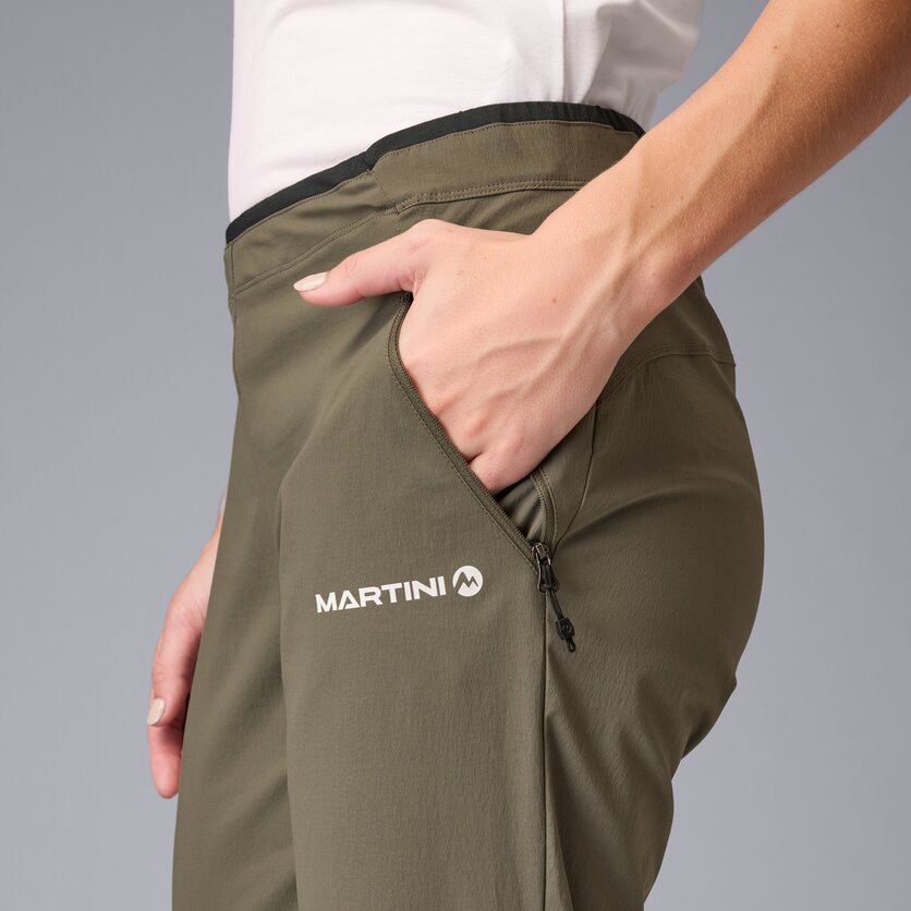 Martini Sportswear - Highventure Pants W - Long pants in black - Detail 1 - Women