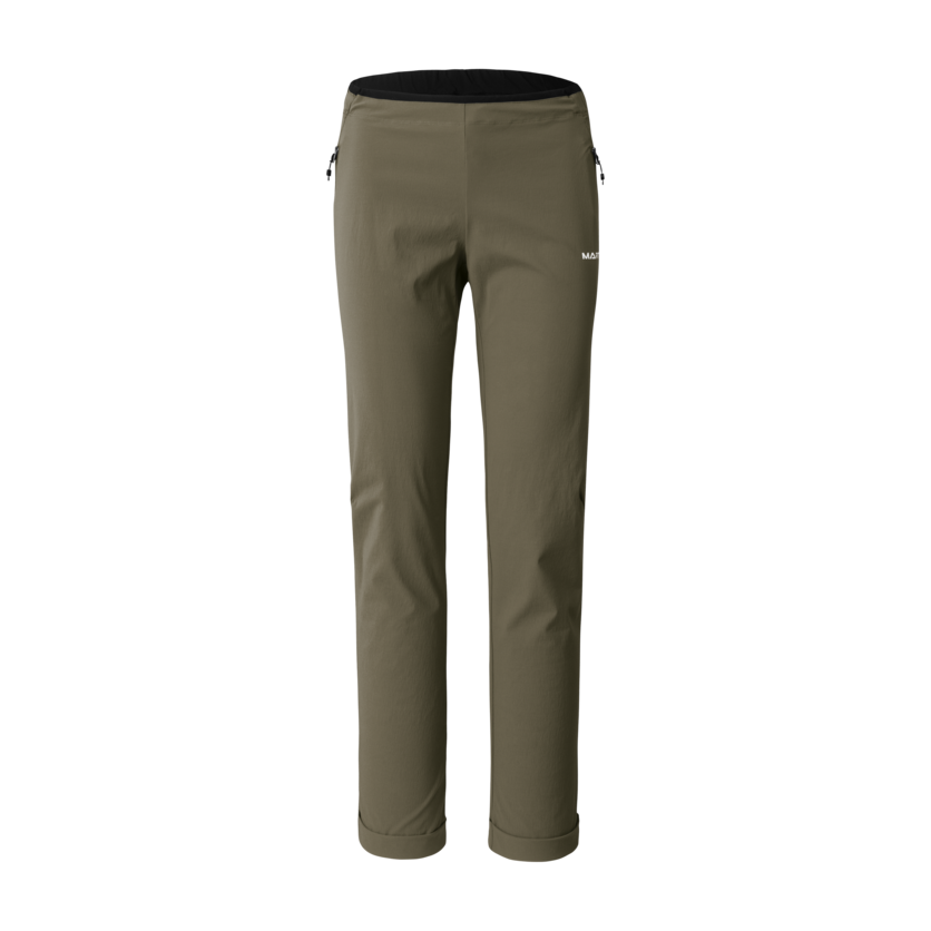 Martini Sportswear - Highventure Pants W - Long pants in moss - front view - Women