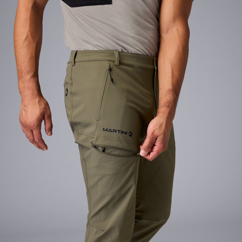 Martini Sportswear - Neverrest Pants M - Long pants in black-white - Detail 2 - Men