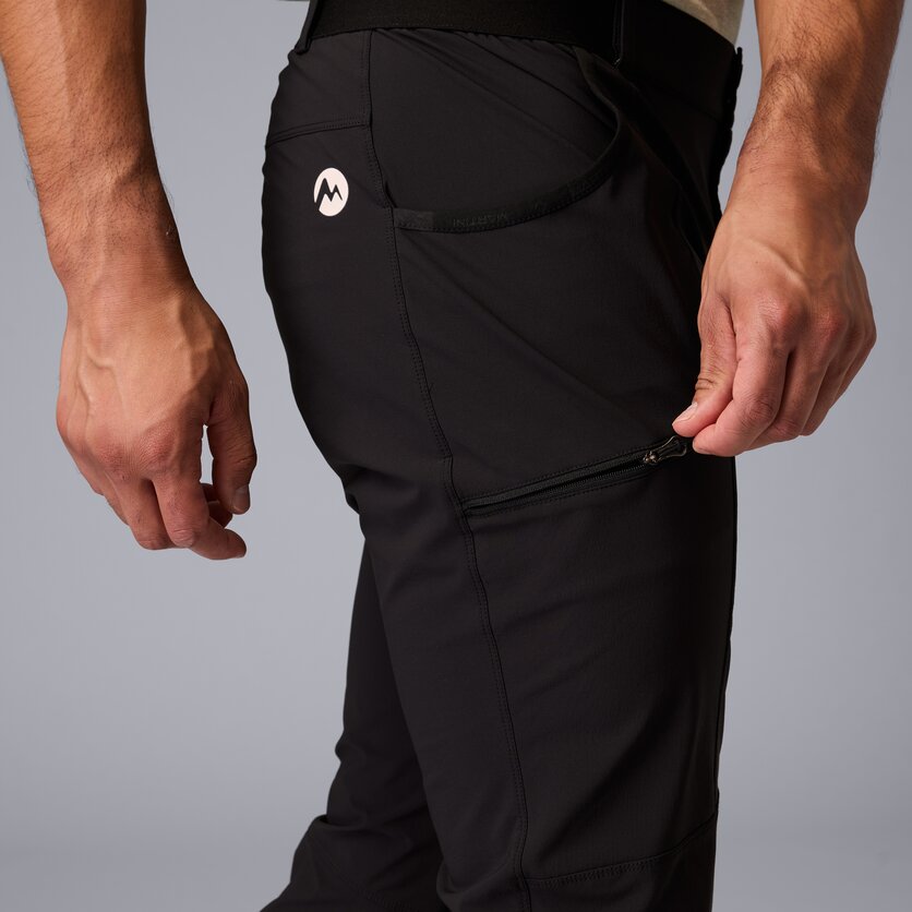 Martini Sportswear - Trektech Pants M - Pantaloni lunghi in black - Dettaglio 3 - Uomo