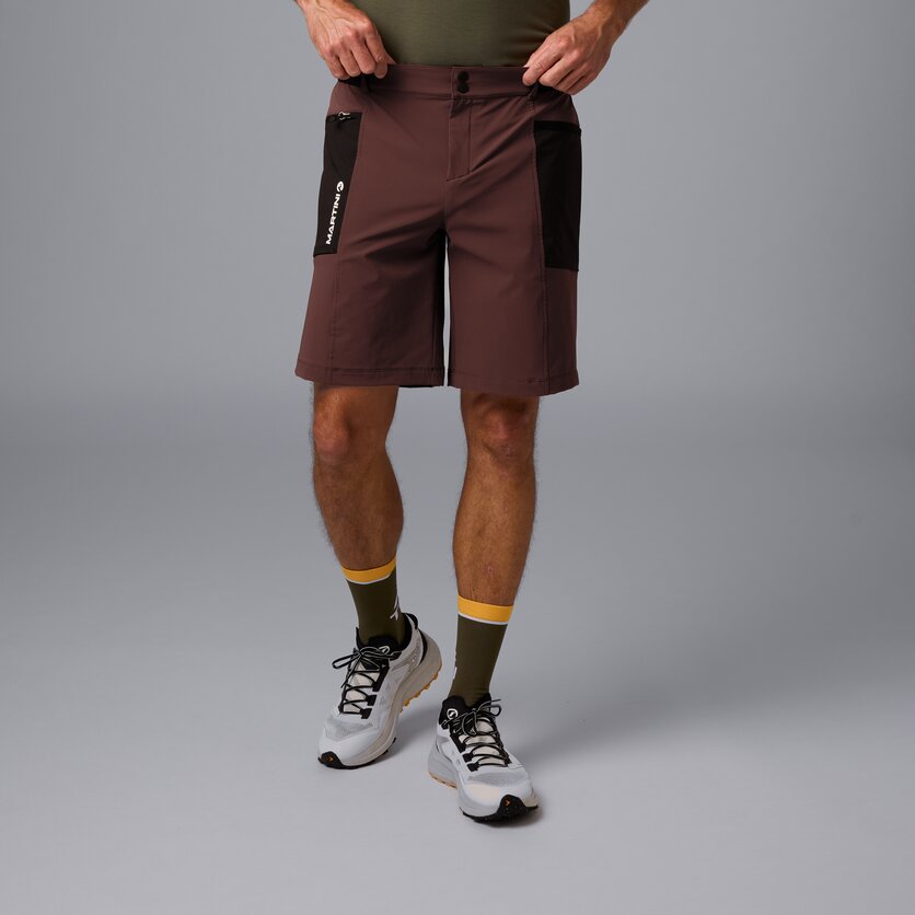 Martini Sportswear - Trektech Shorts M - Shorts in black - front view model - Men