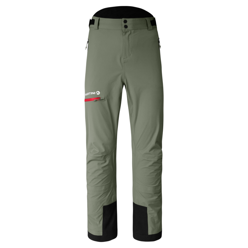 Martini Sportswear - Argon 3L Pants M - Pantaloni hardshell in black/mosstone - product.alttext.Vorderansicht - Uomo