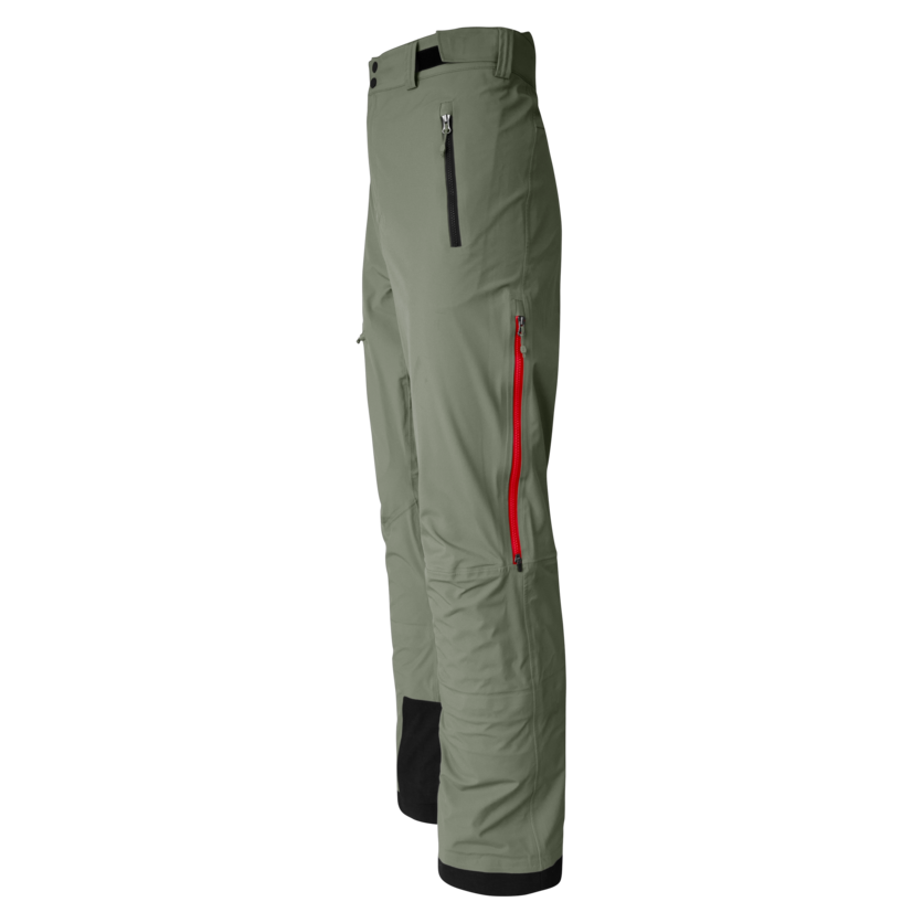 Martini Sportswear - Argon 3L Pants M - Pantaloni hardshell in black/mosstone - product.alttext.Seitenansicht - Uomo