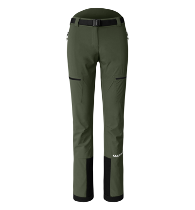 Martini Sportswear - Horizon Pants W - Pantaloni lunghi in mosstone-black - vista frontale - Donna