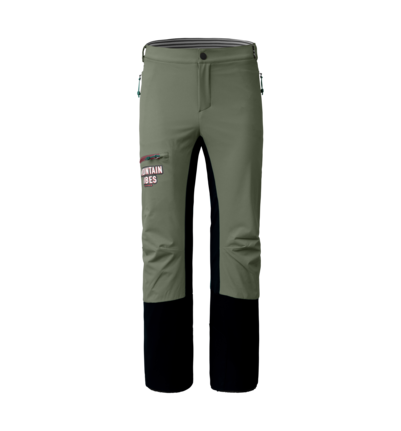 Martini Sportswear - Wildone Pants Kids - Long pants in mosstone-black - front view - Kids