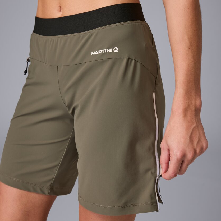 Martini Sportswear - Trektech Shorts W - Kurze Hosen in black-white - Detail 2 - Damen