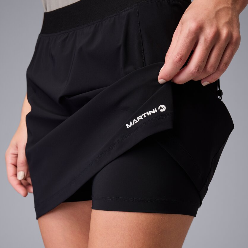 Martini Sportswear - Alpmate Skirt W - Skirts in black - Detail 3 - Women