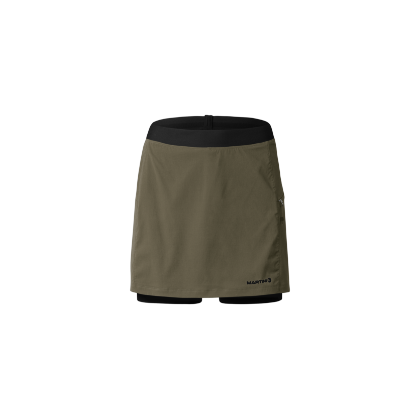 Martini Sportswear - Alpmate Skirt W - Skirts in moss - front view - Women