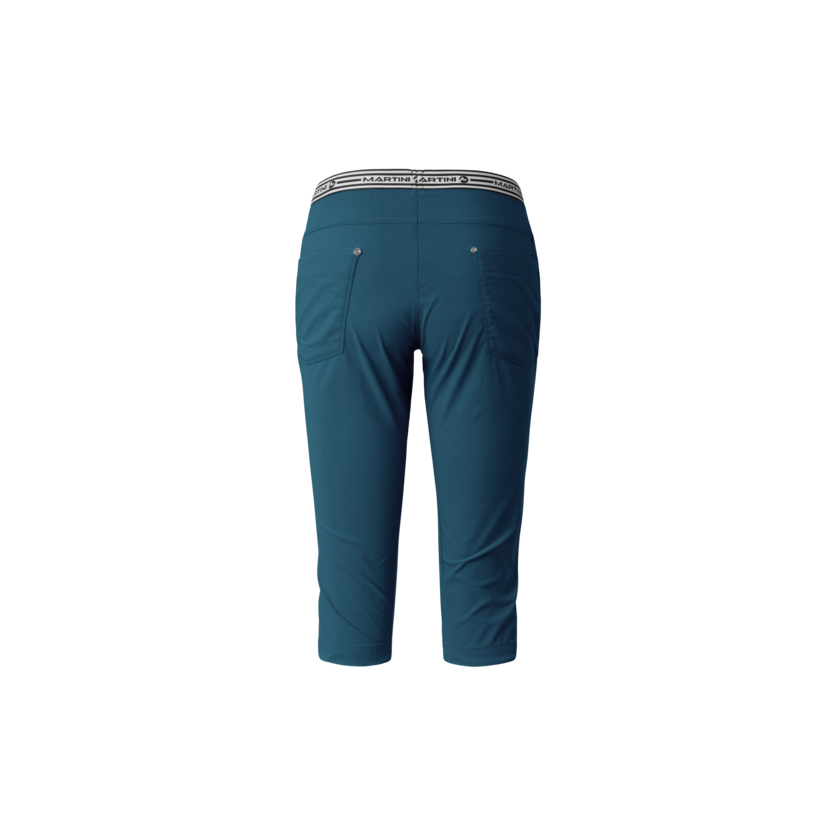 Martini Sportswear - Via Capri Pants W - Capri pant in poseidon - rear view - Women