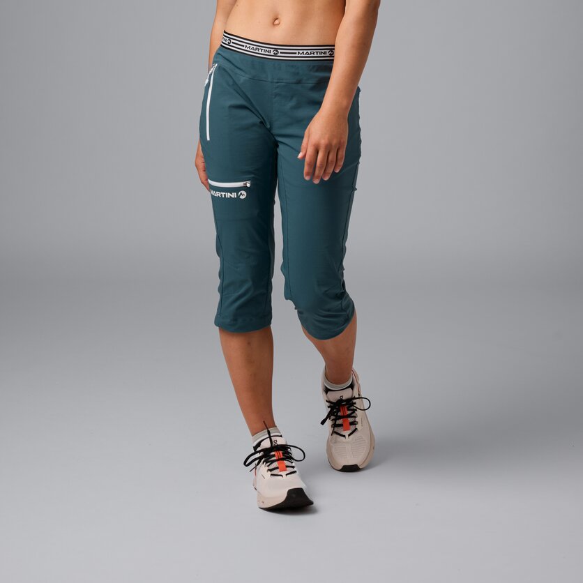 Martini Sportswear - Via Capri Pants W - Dreiviertel Hose in black - Vorderansicht Model - Damen