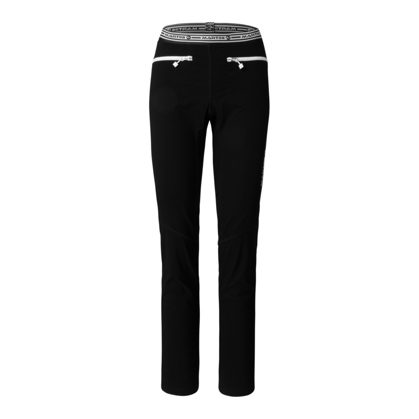 Martini Sportswear - Via Pants W - Long pants in black - front view - Women