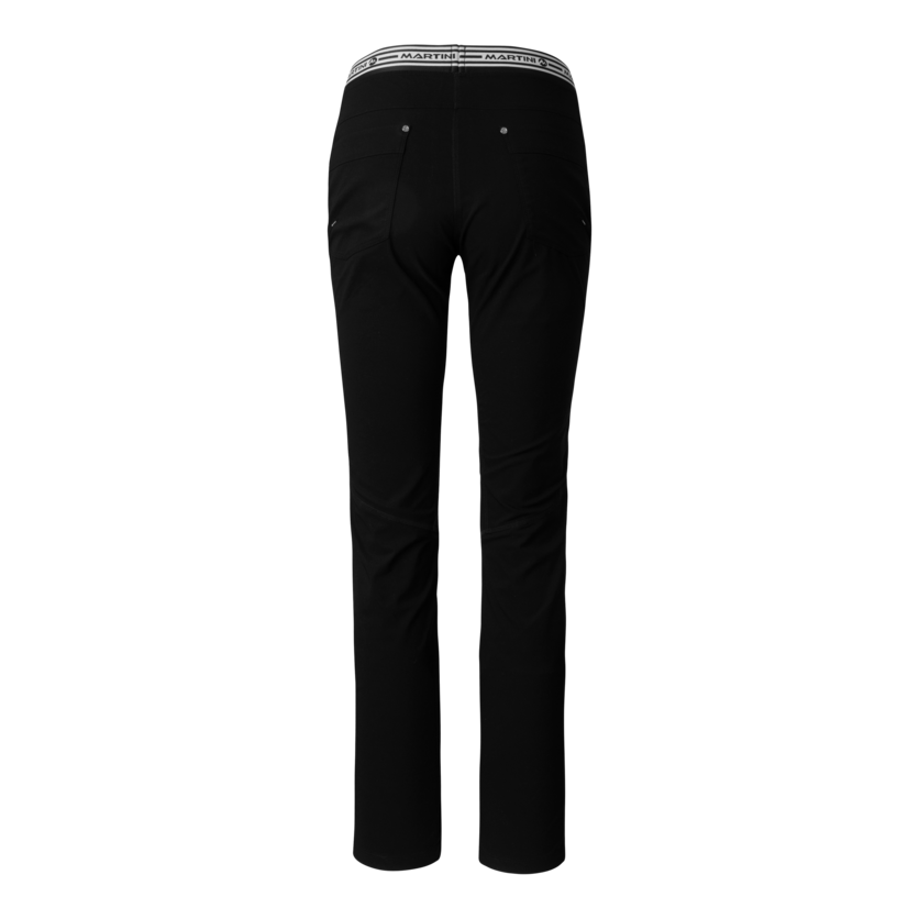 Martini Sportswear - Via Pants W - Pantaloni lunghi in black - vista posteriore - Donna