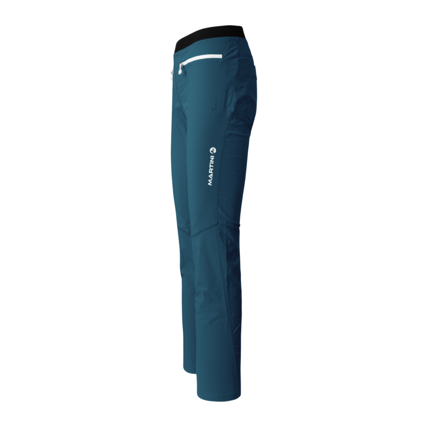 Martini Sportswear - Via Pants W - Long pants in poseidon - side view - Women