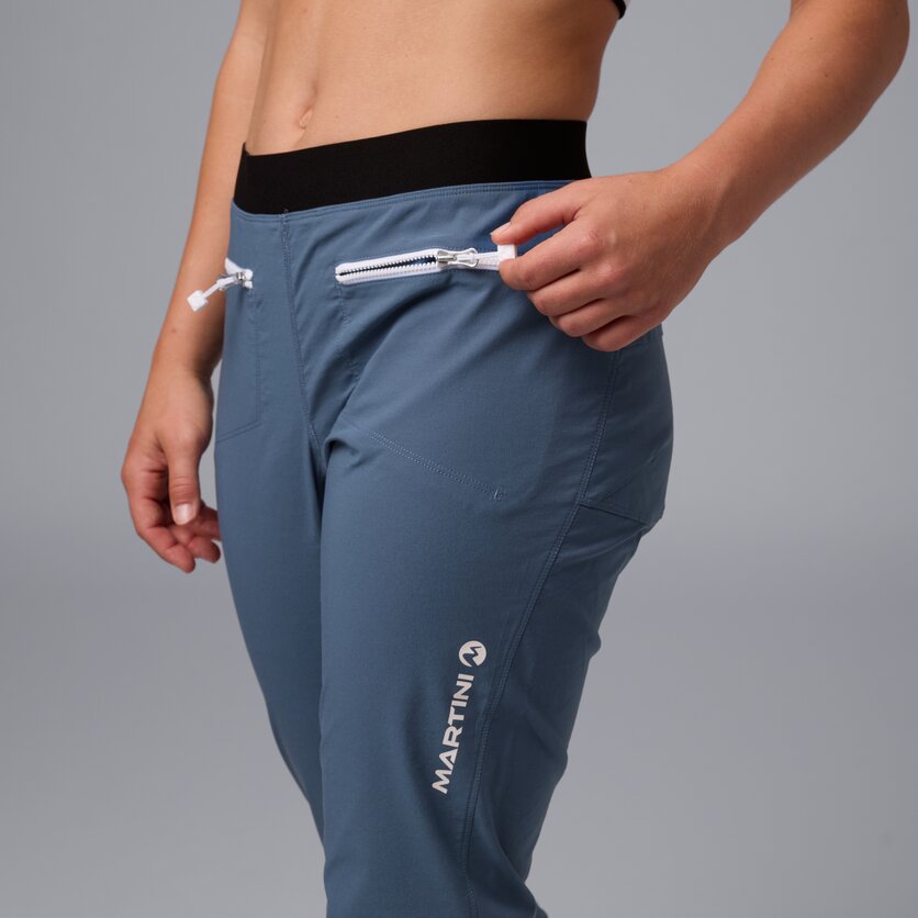 Martini Sportswear - Via Pants W - Long pants in black - Detail 1 - Women