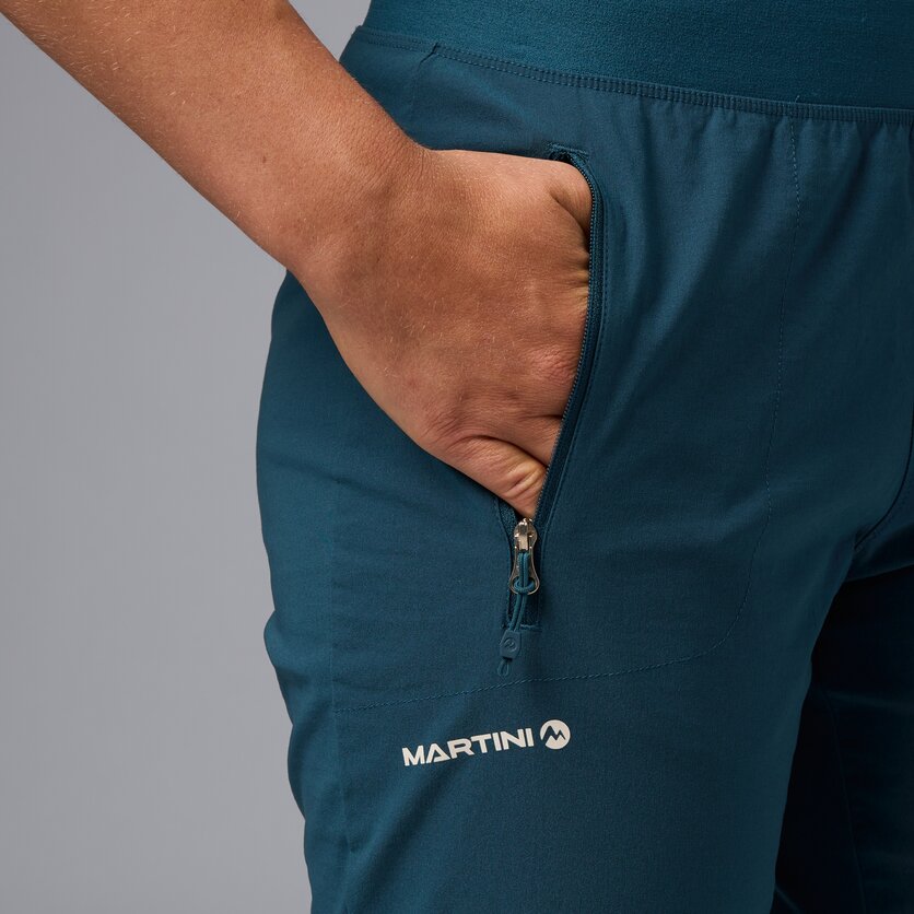 Martini Sportswear - Hillclimb Pants W - Lange Hosen in black - Detail 1 - Damen