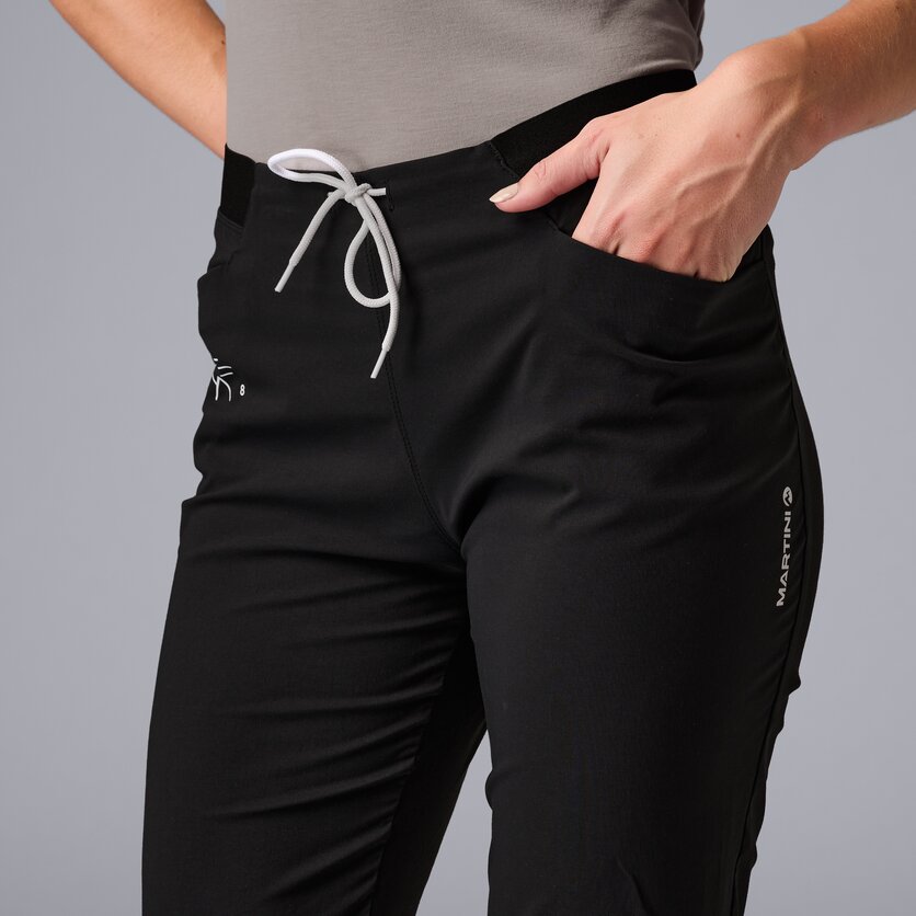 Martini Sportswear - Alpmate Pants W - Long pants in black-white - Detail 1 - Women