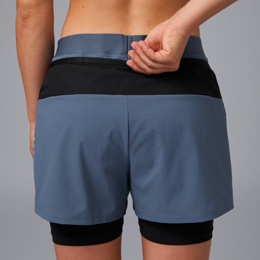 Martini Sportswear - Pacemaker 2In1 Shorts W - Kurze Hosen in black - Detail 3 - Damen