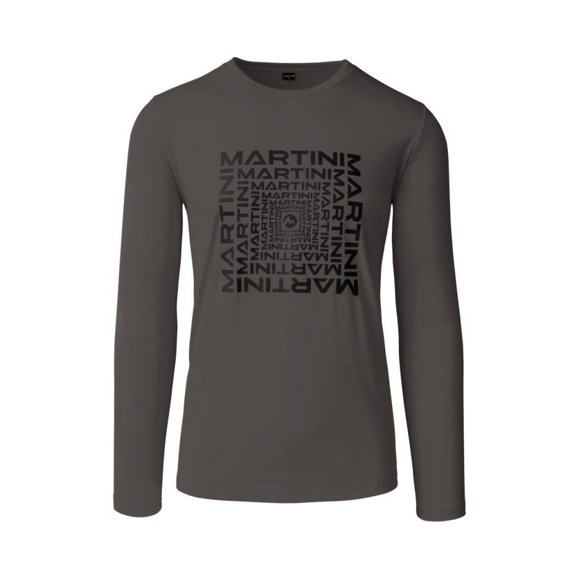 Martini Sportswear - Wildtrack Shirt M - Longsleeves in steel - front view - Men