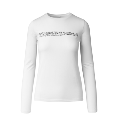 Martini Sportswear - Wildtrack Shirt W - Maglie a maniche lunghe in white - vista frontale - Donna