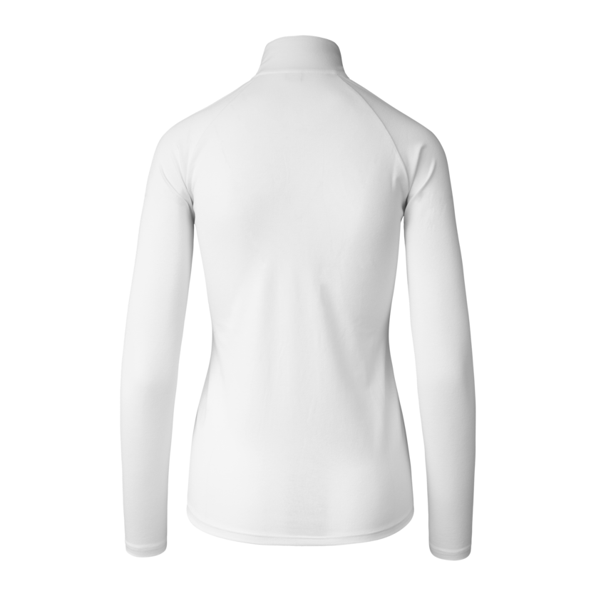 Martini Sportswear - Fullforce Halfzip Shirt W - Langarmshirts in white - Rückansicht - Damen