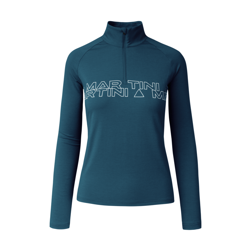 Martini Sportswear - Fullforce Halfzip Shirt W - Langarmshirts in poseidon - product.alttext.Vorderansicht - Damen