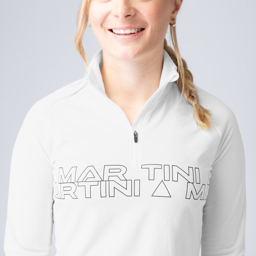 Martini Sportswear - Fullforce Halfzip Shirt W - Langarmshirts in white - product.alttext.Detail 1 - Damen