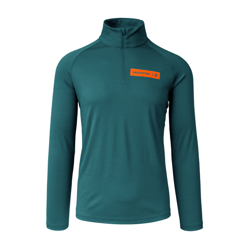 Martini Sportswear - Horizon Halfzip Shirt M - Langarmshirts in seaport-lava - product.alttext.Vorderansicht - Herren