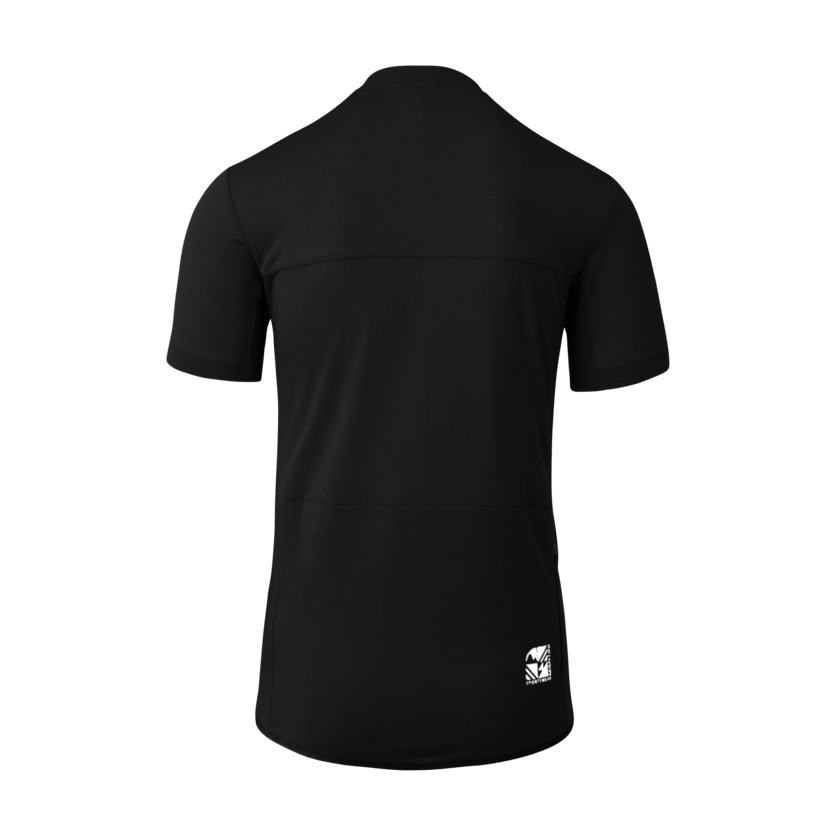 Martini Sportswear - Flowtrail Zip Shirt M - T-Shirts in black - Rückansicht - Herren