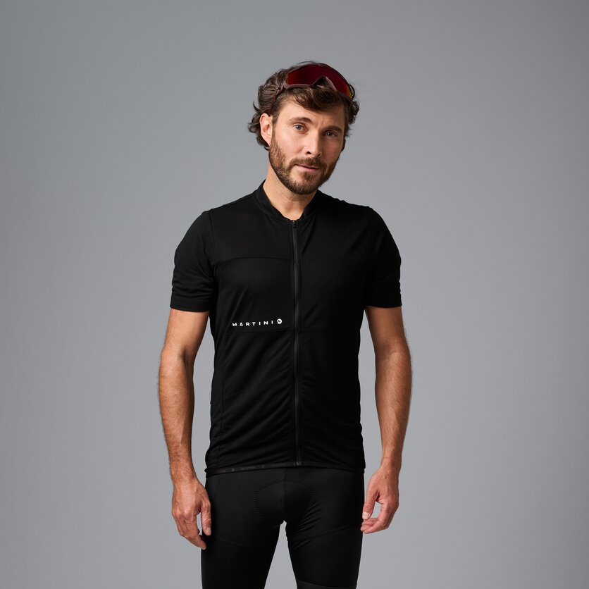 Martini Sportswear - Flowtrail Zip Shirt M - T-Shirts in tendril - vista frontale modello - Uomo