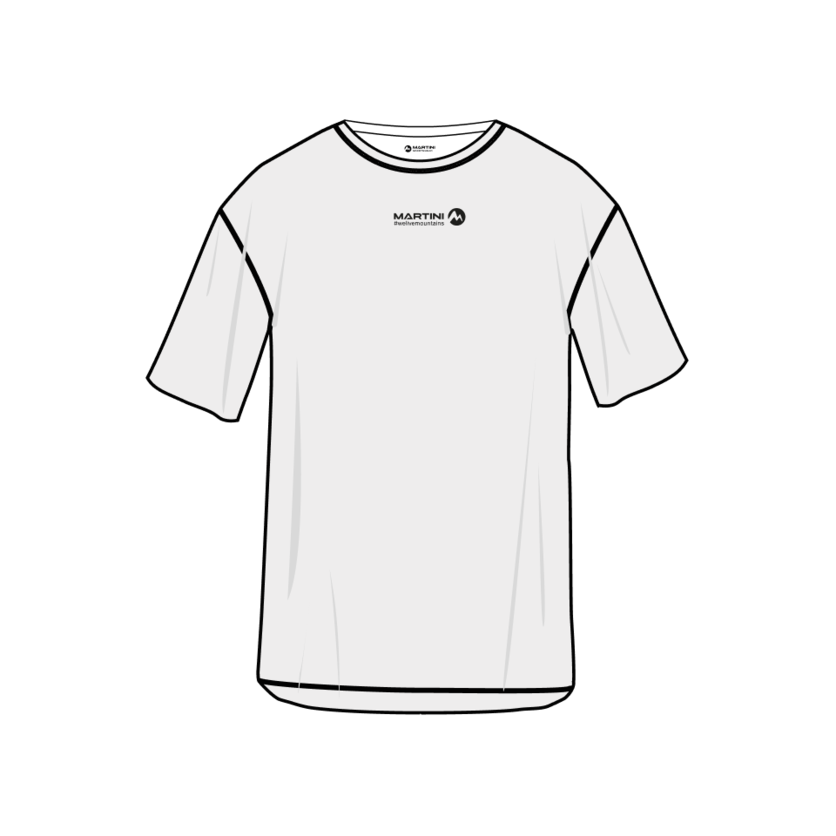 Martini Sportswear - WLM Shirt W - T-Shirts in off white-tendril - product.alttext.Rückansicht - Damen