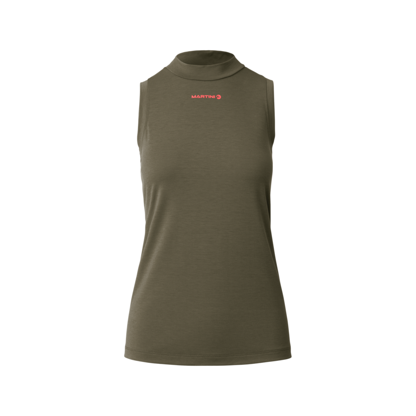 Martini Sportswear - Trektech Sleeveless Shirt W - Tops in moss - Vorderansicht - Damen