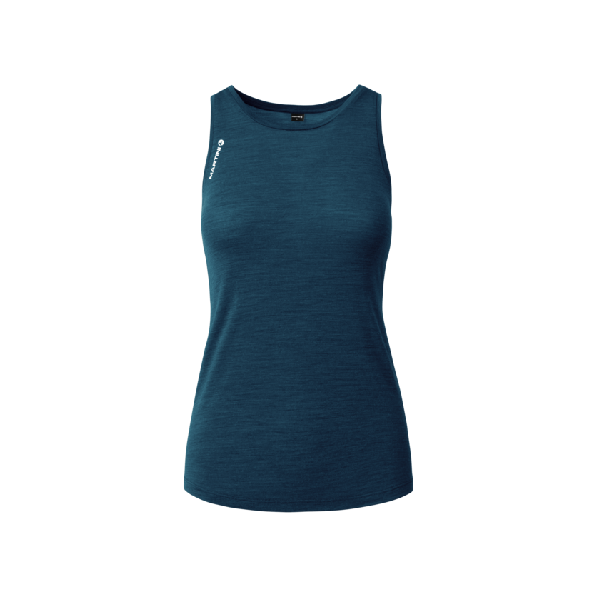 Martini Sportswear - Sunrise Sleeveless Shirt W - Tops in poseidon - Vorderansicht - Damen