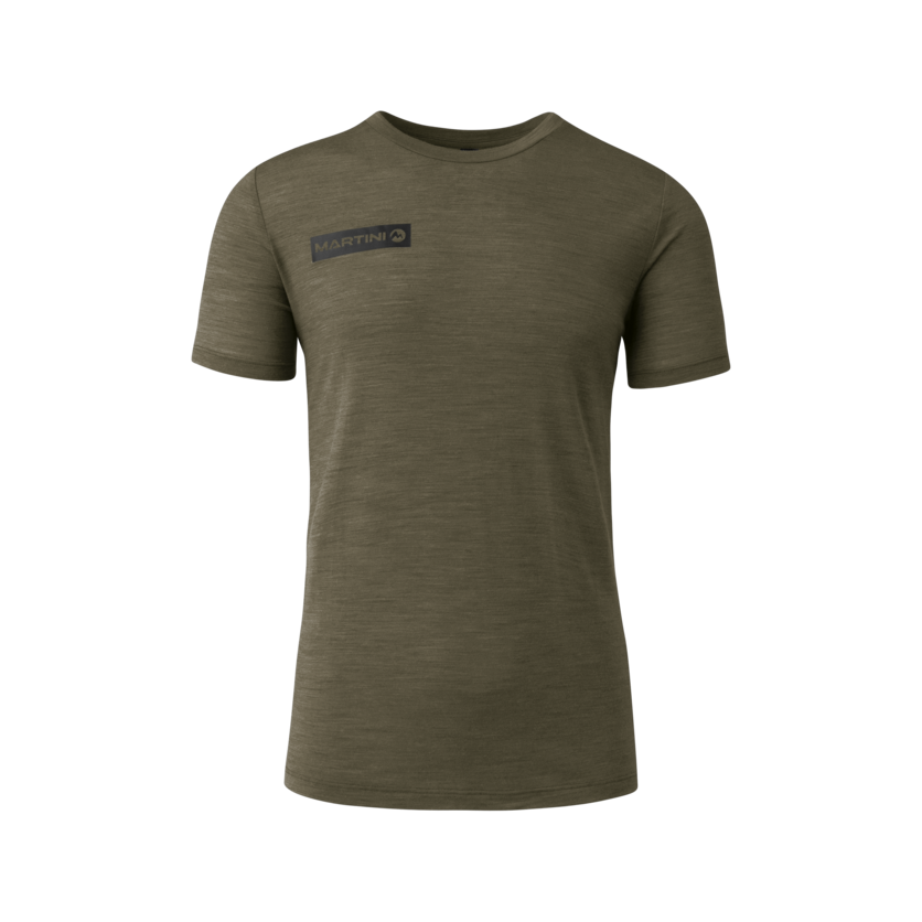 Martini Sportswear - Yalca Shirt M - T-Shirts in moss - Vorderansicht - Herren