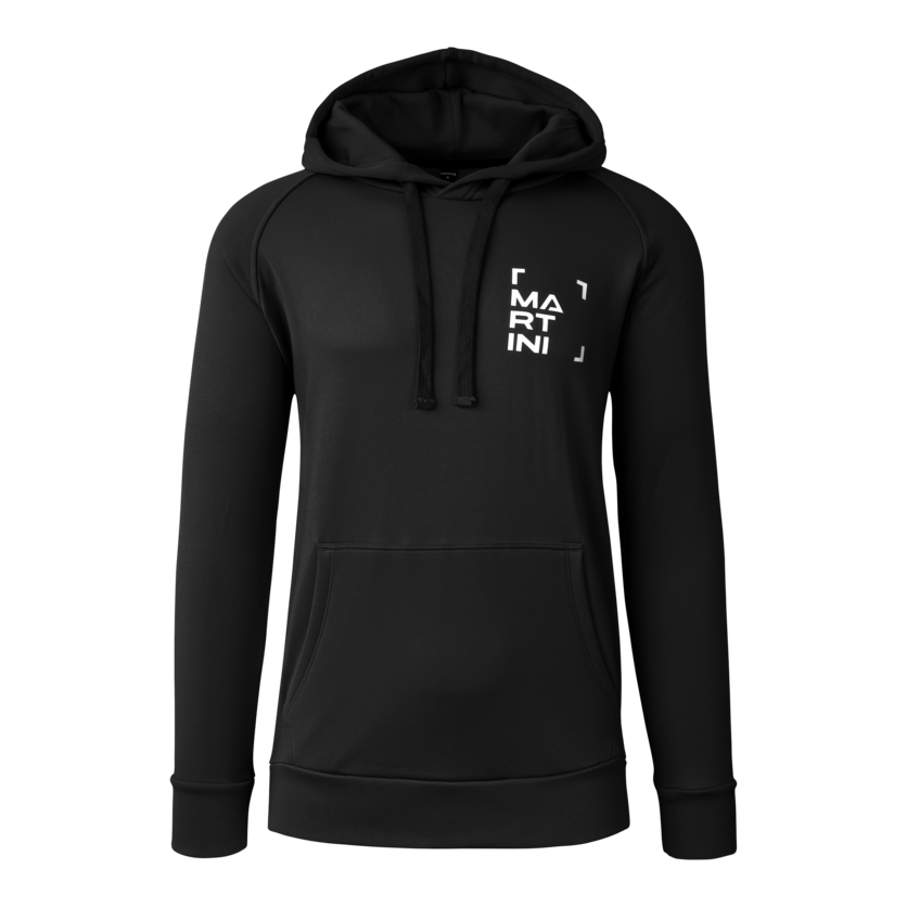 Martini Sportswear - Recharge Hoodie M - Hoodies in black-white - front view - Men