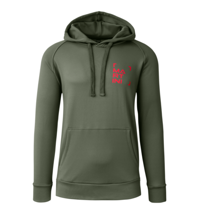 Martini Sportswear - Recharge Hoodie M - Hoodies in mosstone-mars - front view - Men