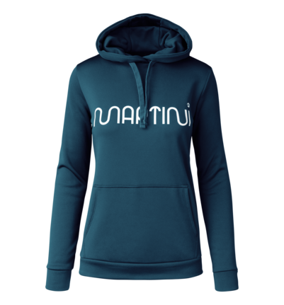 Martini Sportswear - Recharge Hoodie W - Hoodies in poseidon - front view - Women