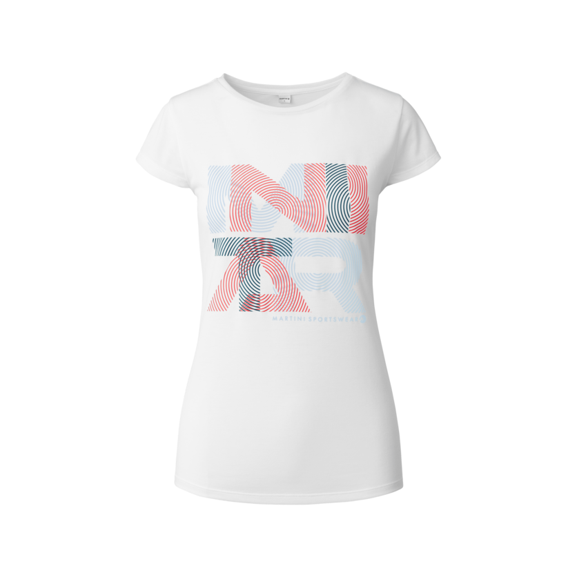 Martini Sportswear - Highventure Shirt W - T-Shirts in white-punch - Vorderansicht - Damen