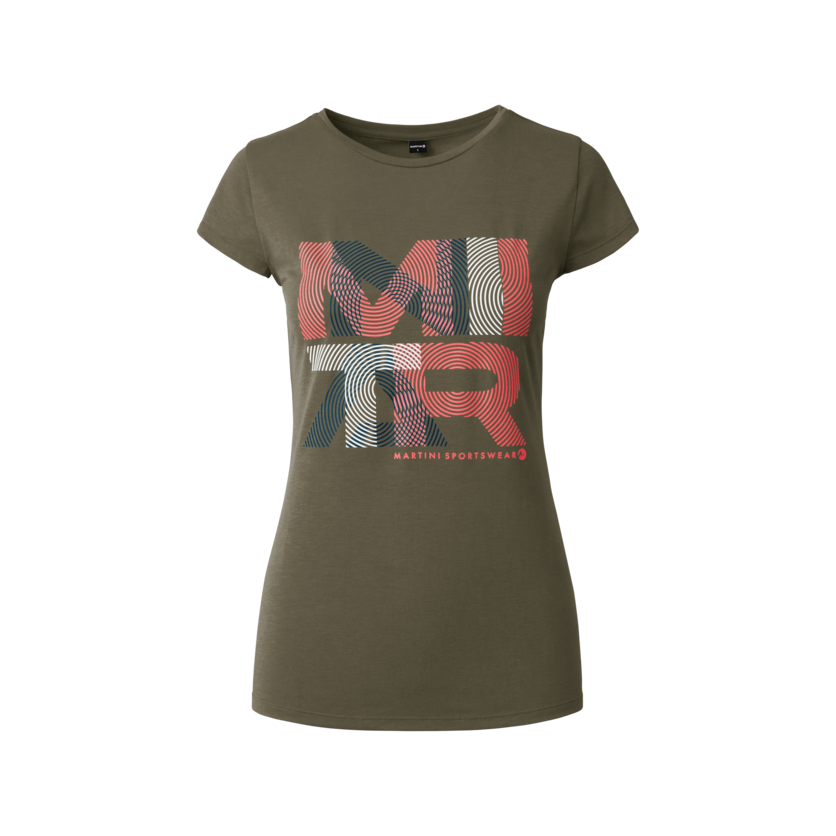 Martini Sportswear - Highventure Shirt W - T-Shirts in moss-punch - Vorderansicht - Damen